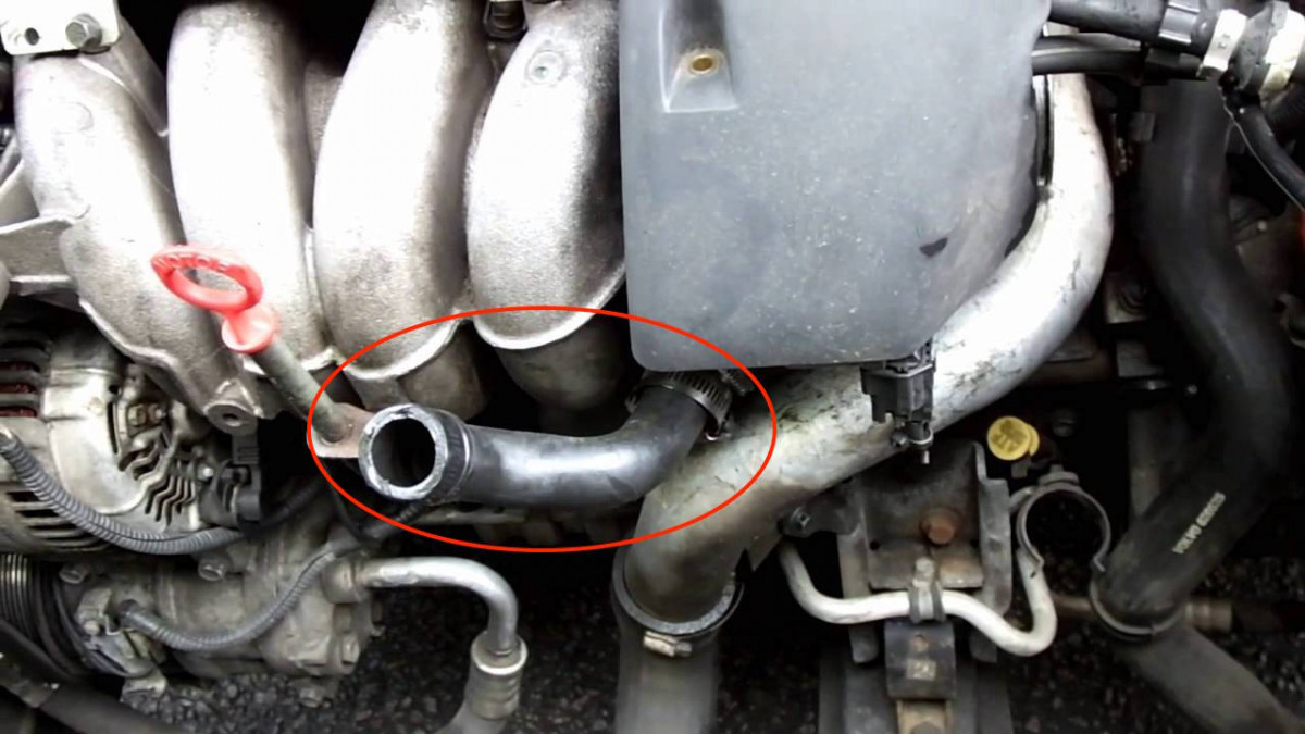 Name and purpose of this hose?  It' leaking oil.