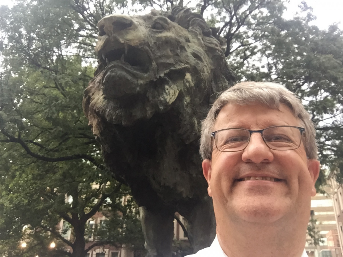 Scholarly Lion at COLUMBIA University