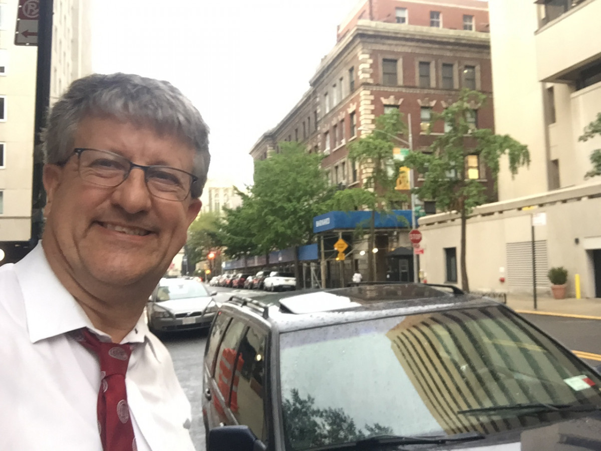 Who got free parking in Manhattan? This guy!