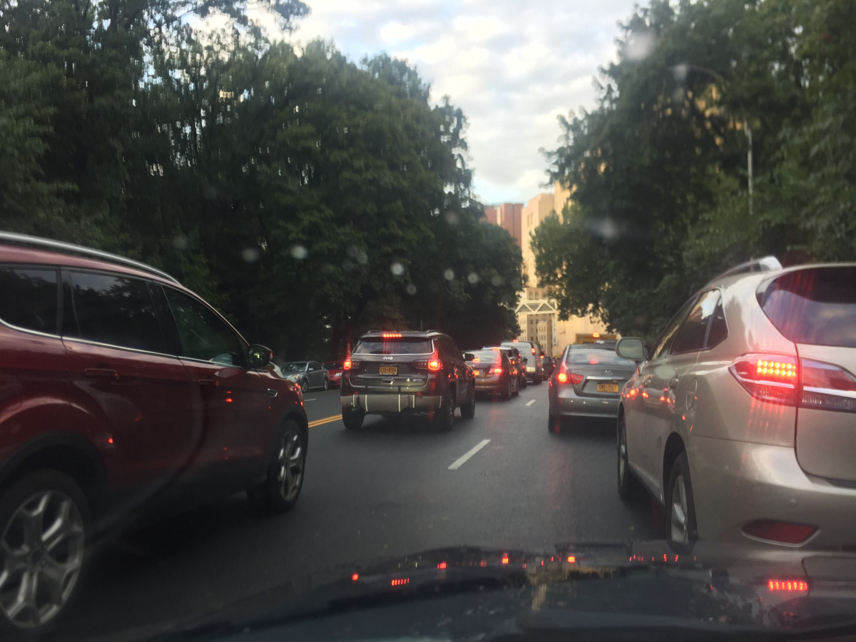 Riverside driving, perfect idling in first gear