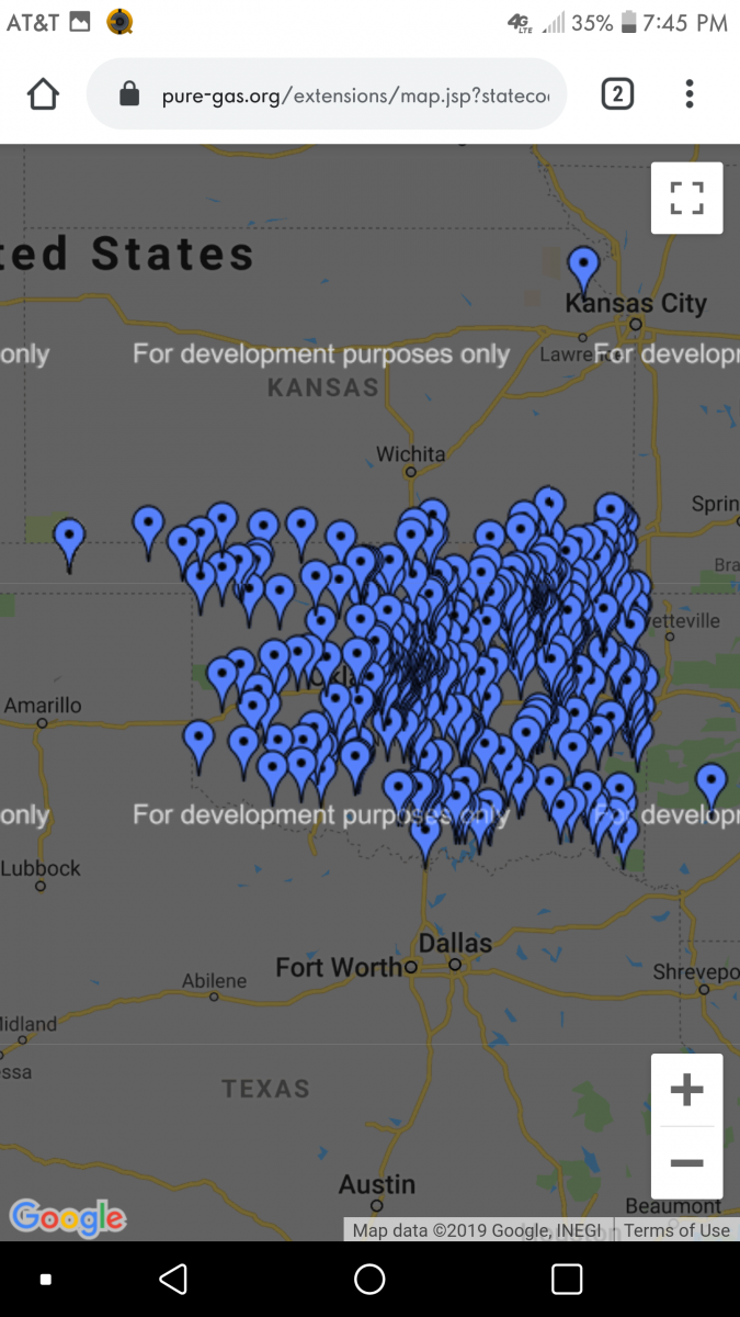 State of Oklahoma zoomed out