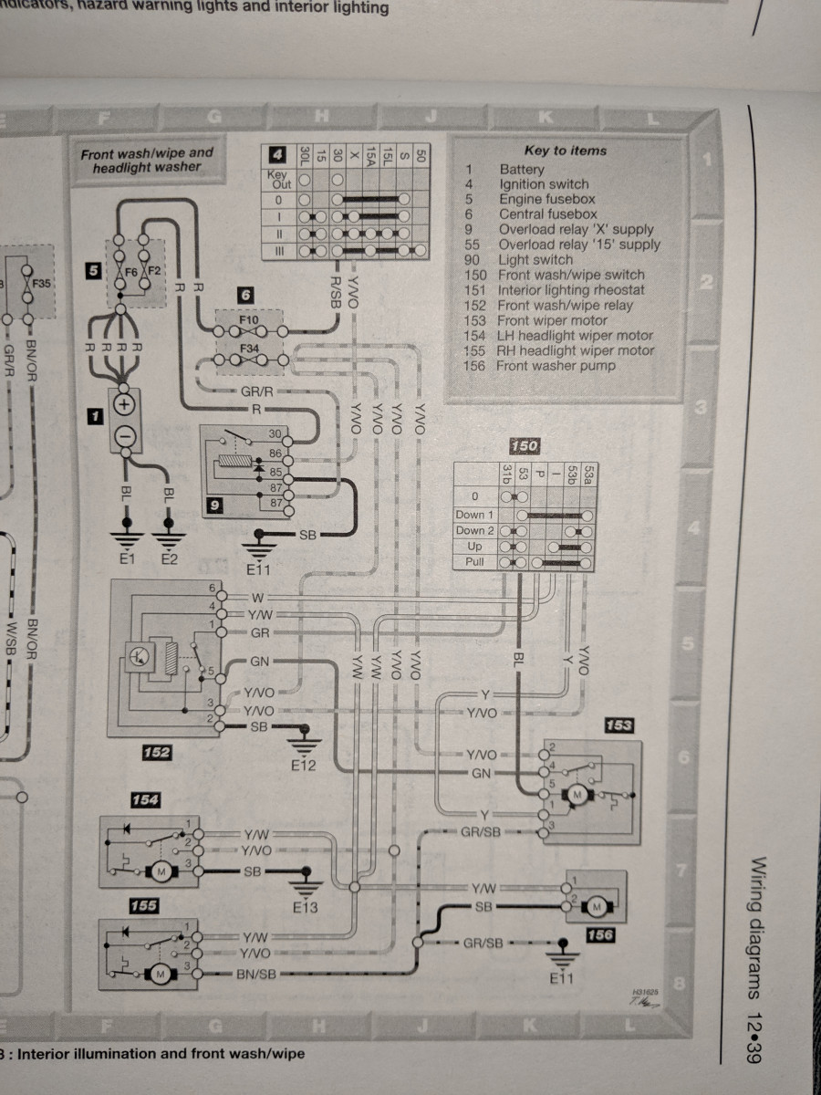 Diagram from Haynes manual