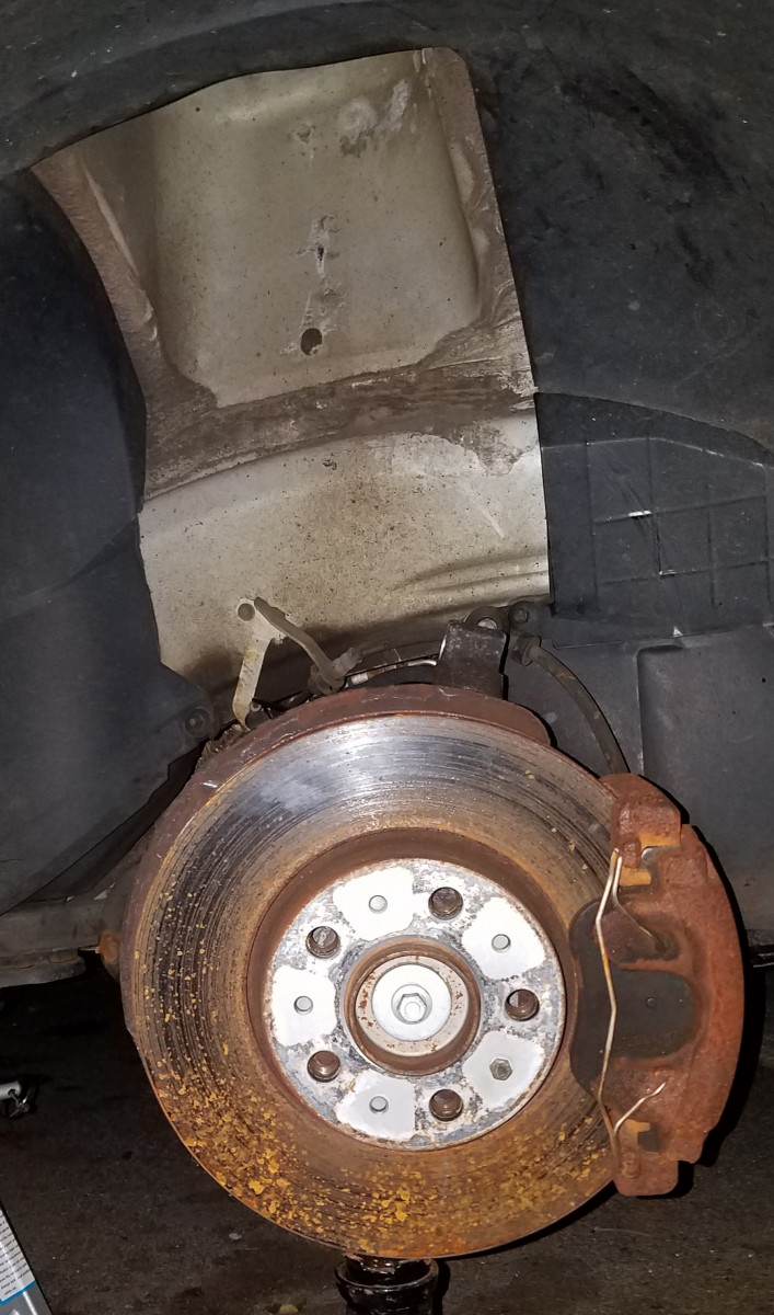 Abrasions above. Time for brakes below?