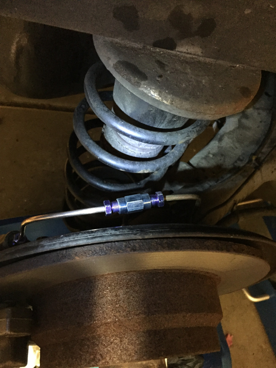 Completed brake line