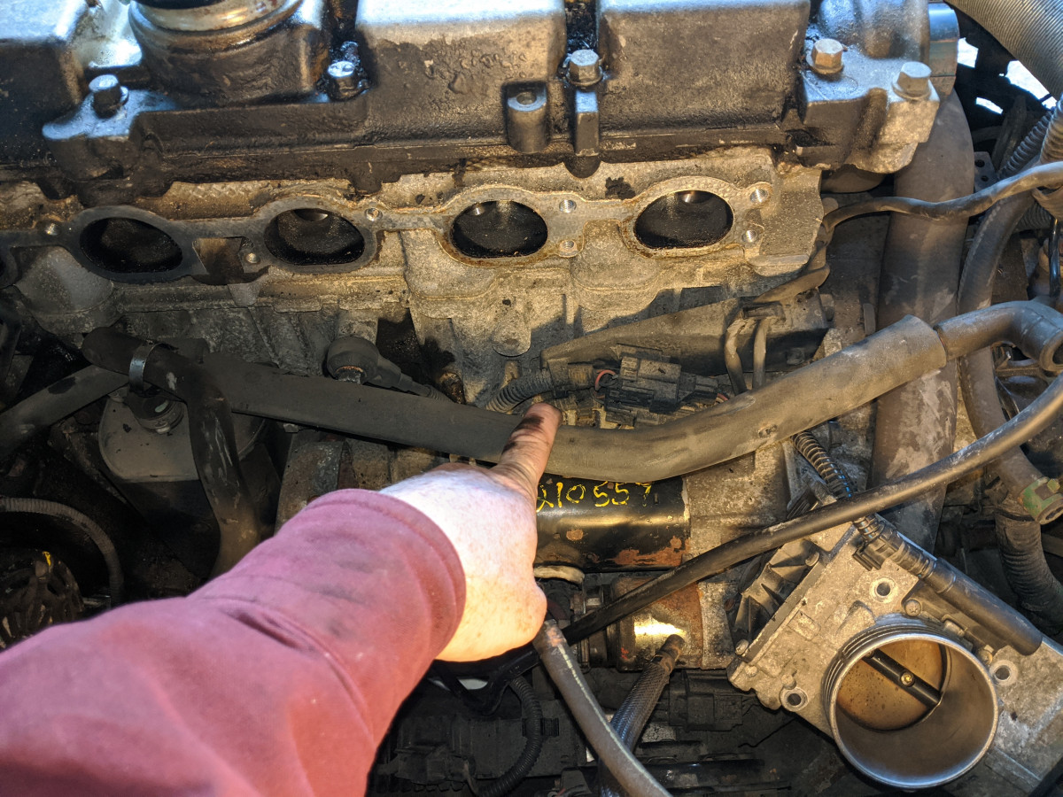 Mystery hard plastic tube that snapped inside this foam sheath