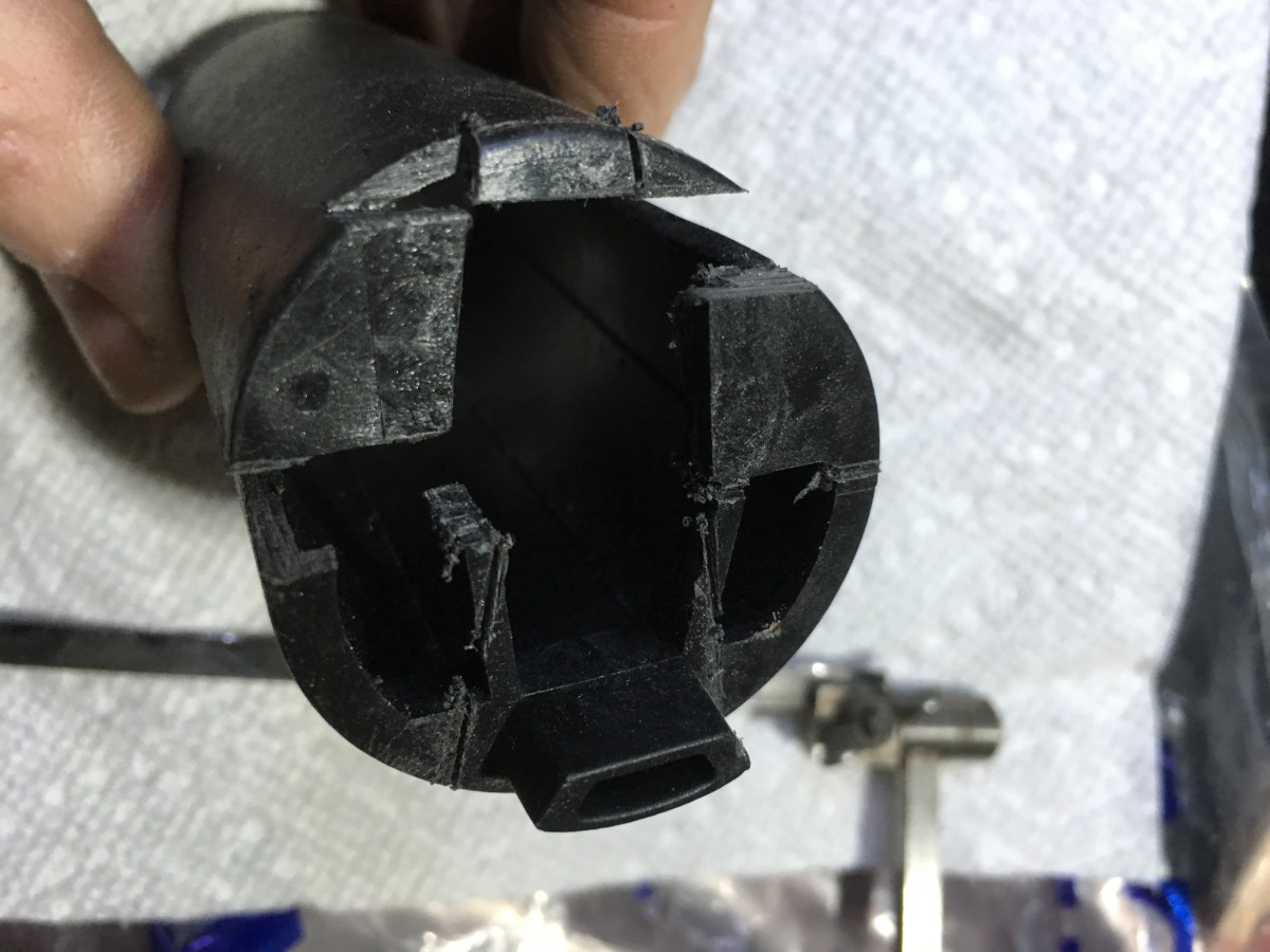 case after being cut off