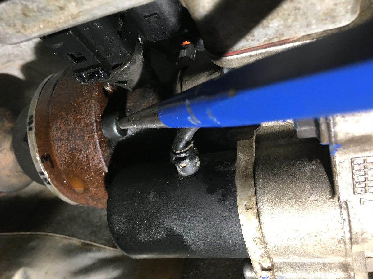 Using punch on 20mm long bolt