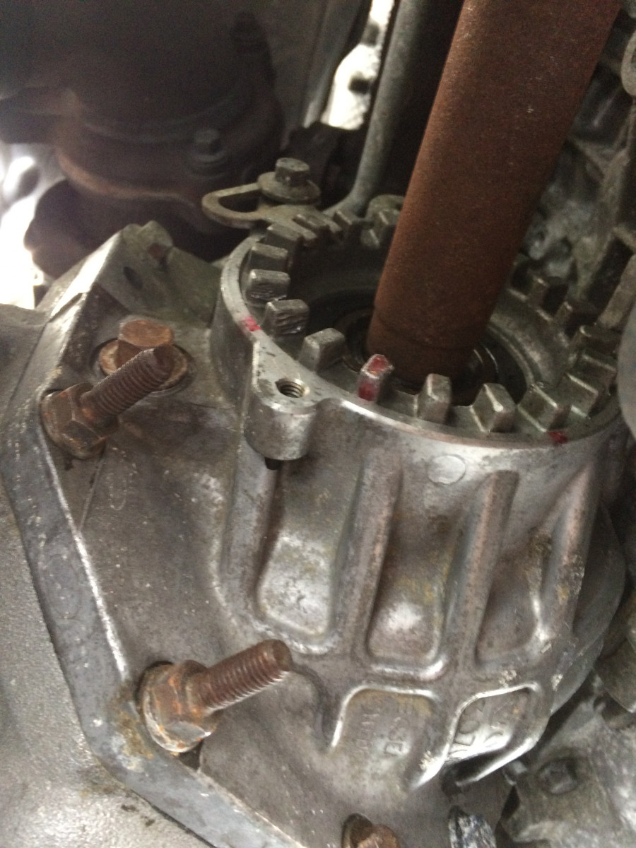 Dry Bevel Gear After Changing O-Ring