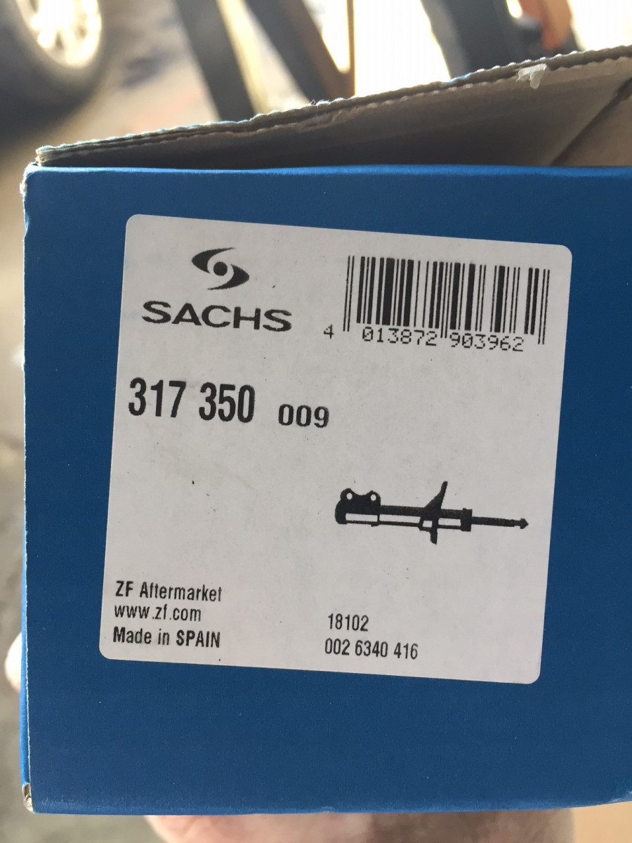 This is the part No. For the rear ones.............<br /><br />BTW, I also used SACHS BRAND on the front too.<br /><br /><br /><br />..