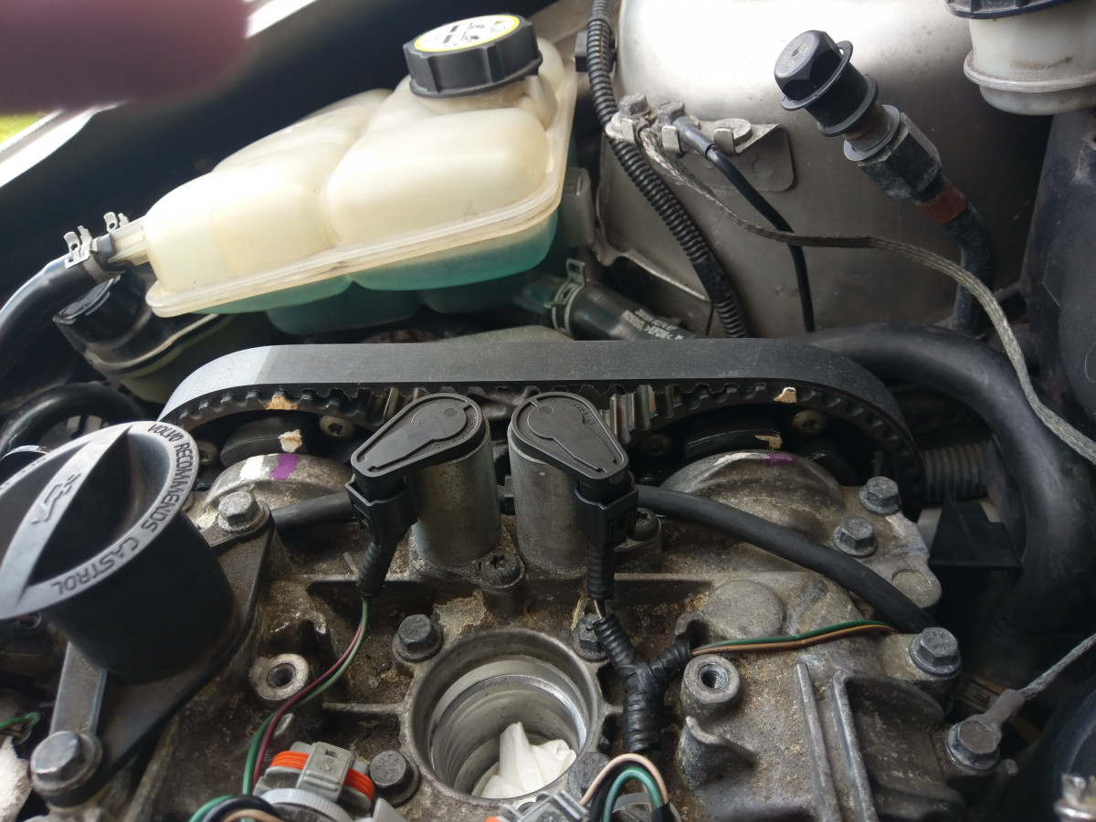 Shows rotors from back