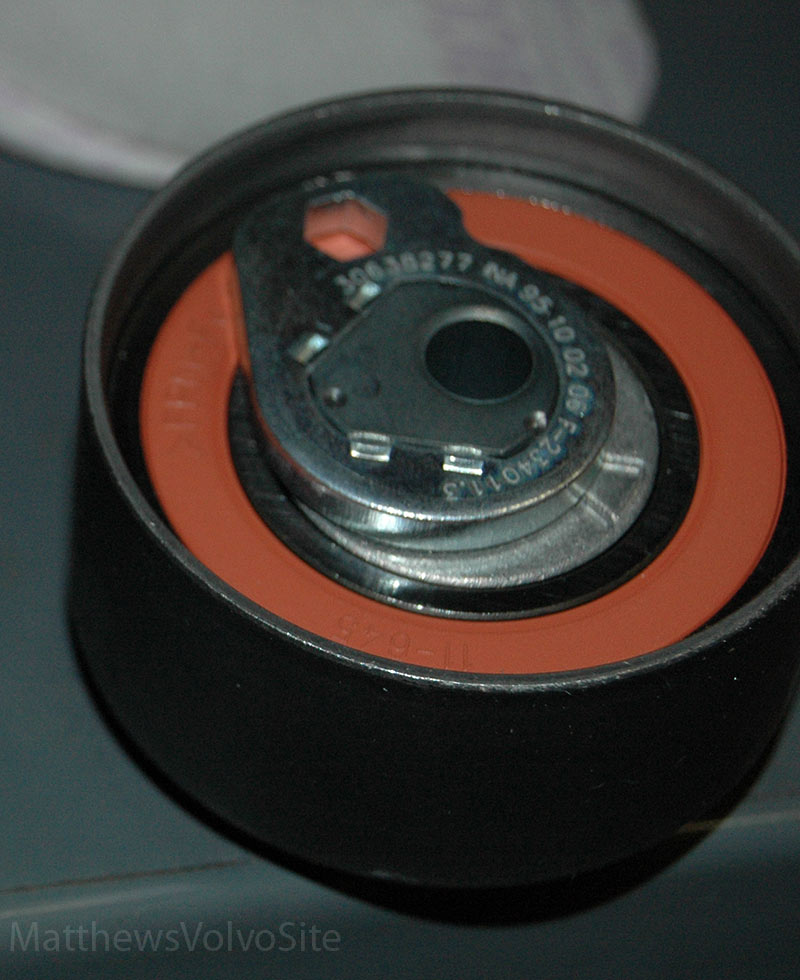 Part# 30638277 tensioner, closeup.