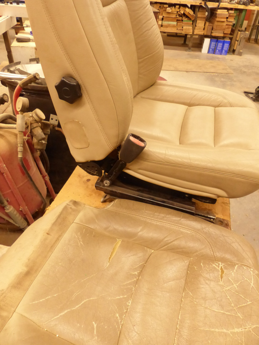 I used 3m 77 spray adhesive to attach foam I was swapping out. Since heating pads are just set in that part was easy.