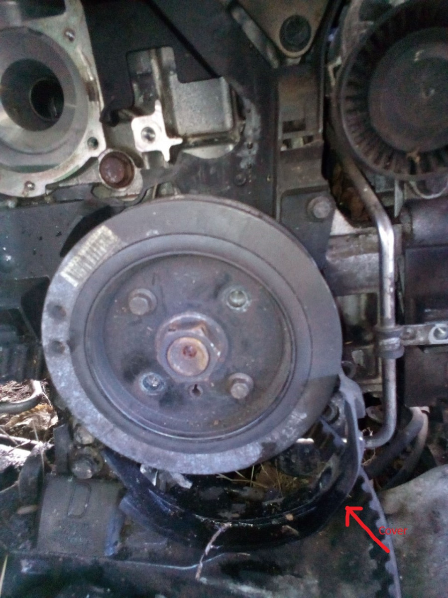 siezed nut harmonic balancer