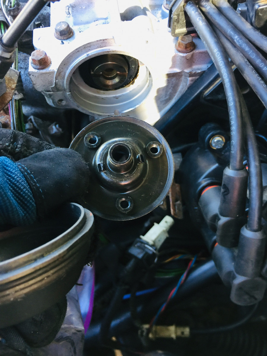 The rotor plate is offset indexed but WILL go in , in two positions, only one of which is correct