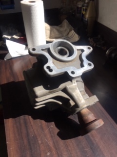 Stripped splines on input shaft