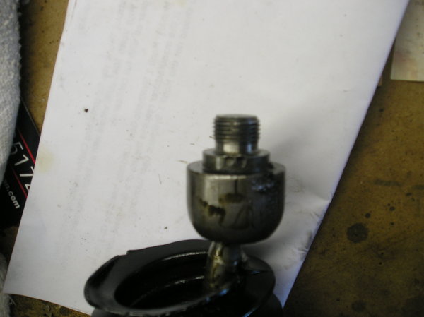 Peened inner tie rod