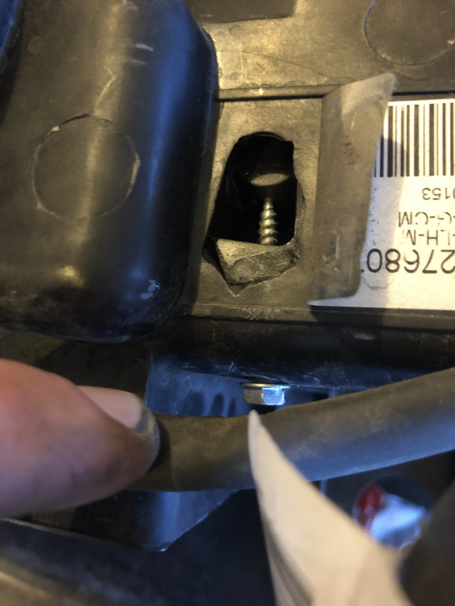 a handy wood screw should do the job!