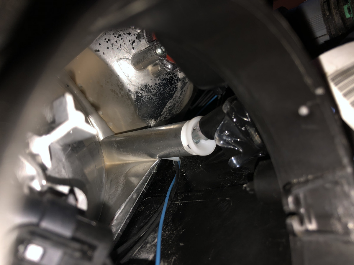 Goop squeezed into the inside