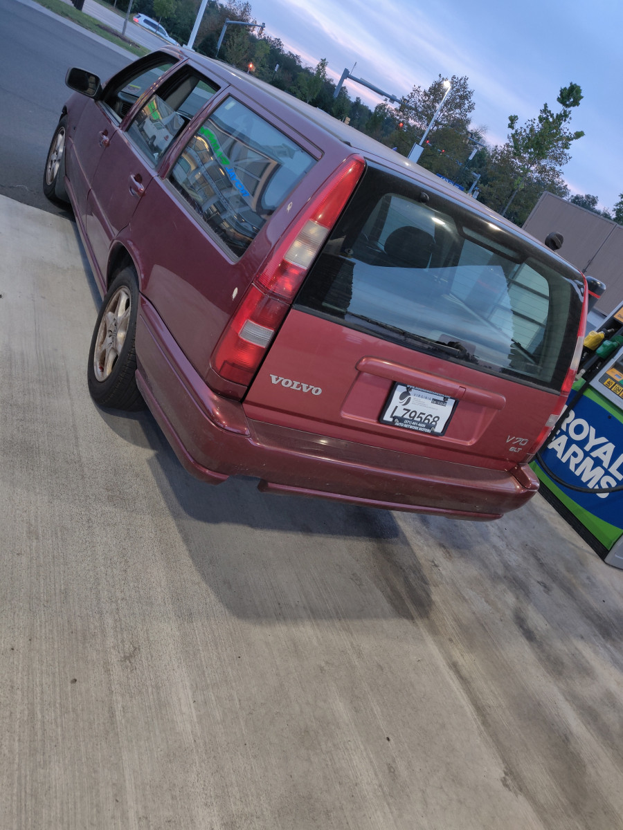 Right after I bought it, filling up with gas