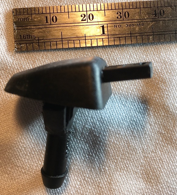 Insert popped out of the front of the sprayer