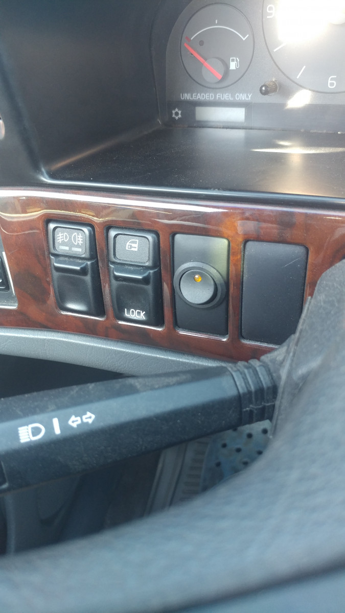 Button for under-hood LED lights