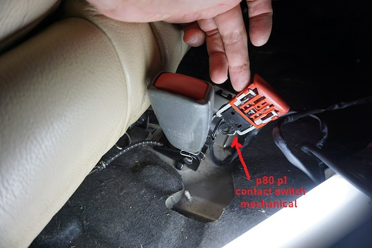 rear seatbelt switch
