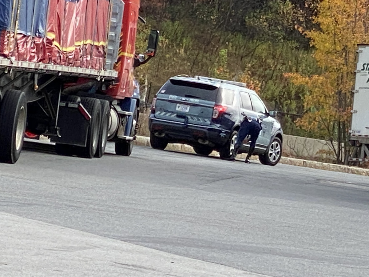 Even the Mass Police need air in their tires