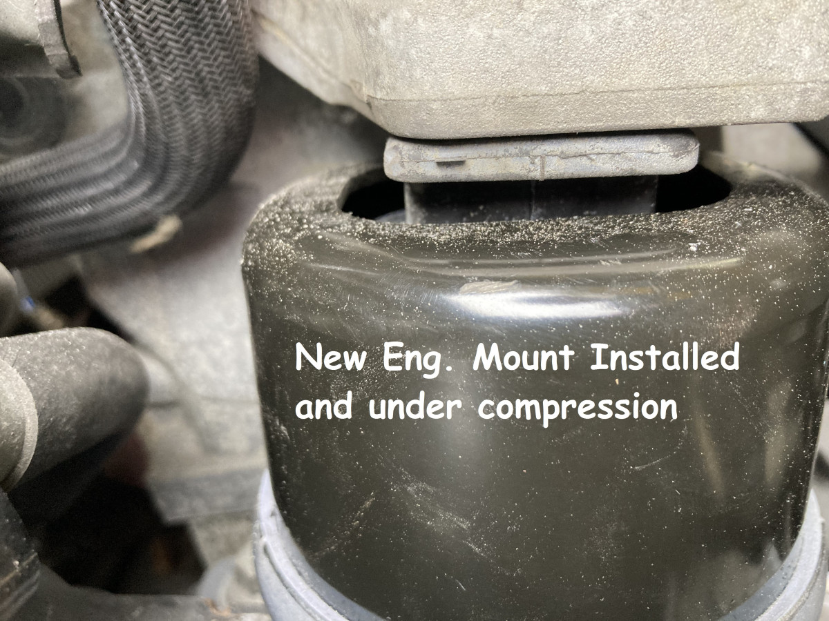 New mount installed. Better gap!