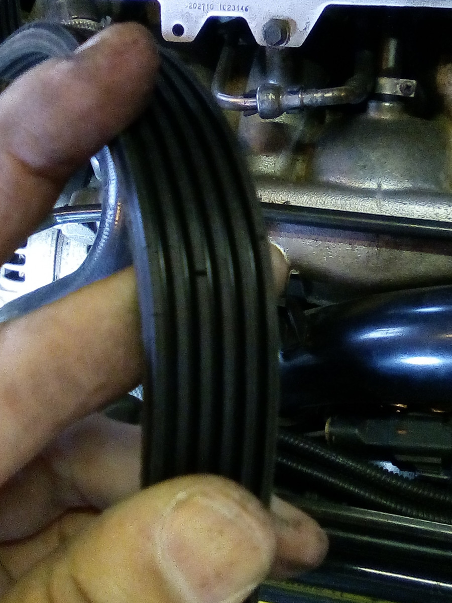 serpentine belt minor damage