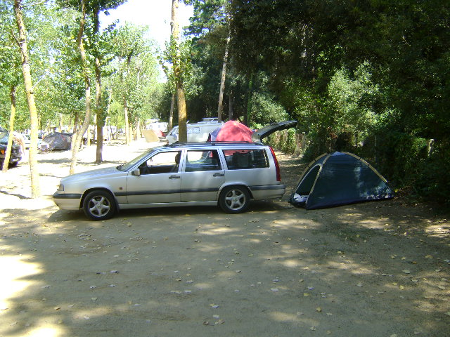2009 in Spain (in the tent were the clothes and case , we slept in the car always :)