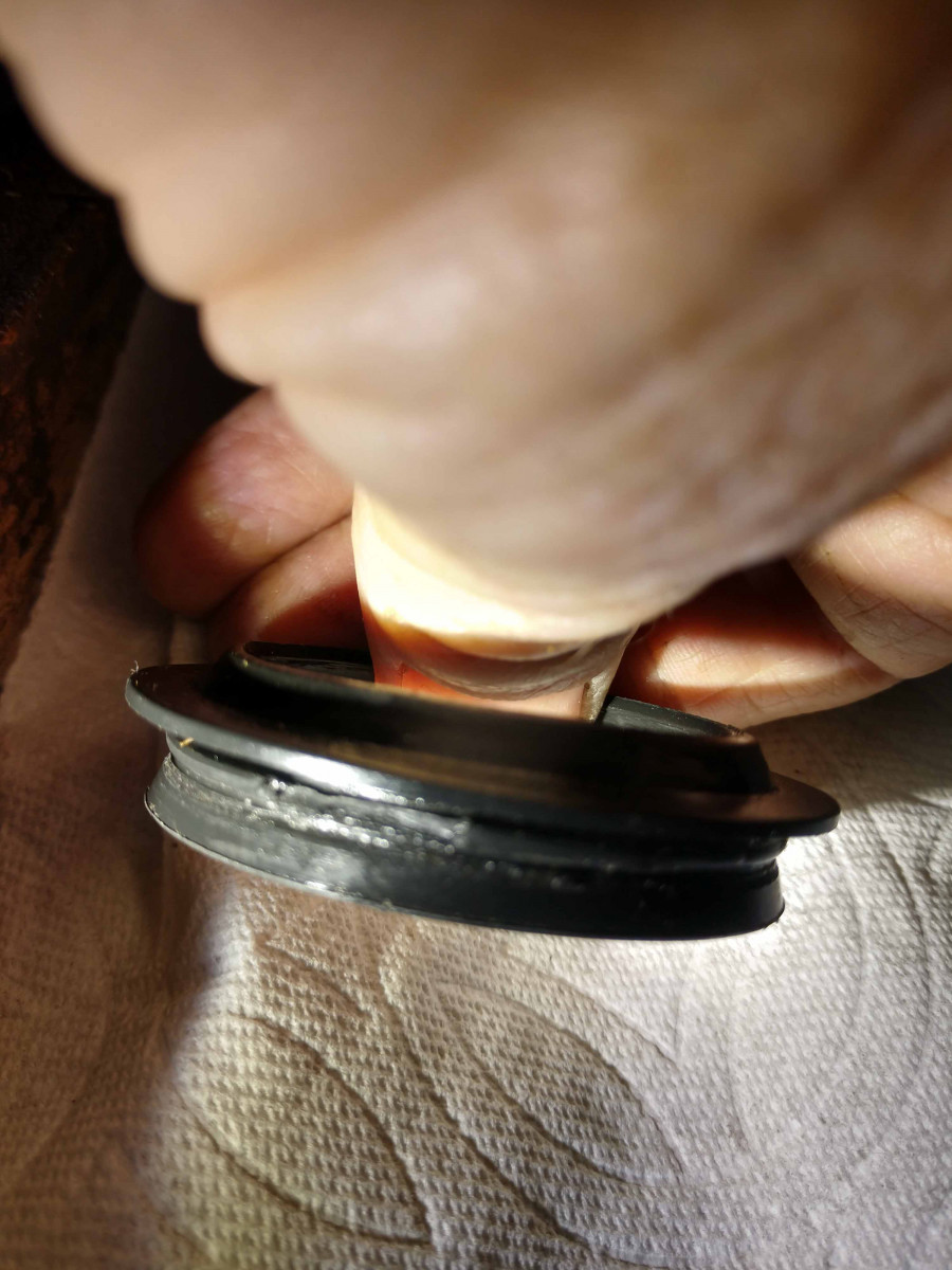 Brake booster seal damage during install.jpg