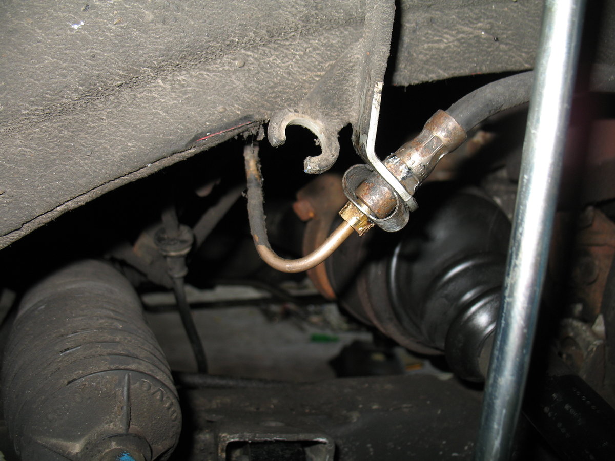 ABS cable out of the way