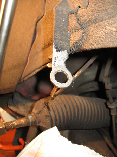 Groved Bracket for Flex Hose