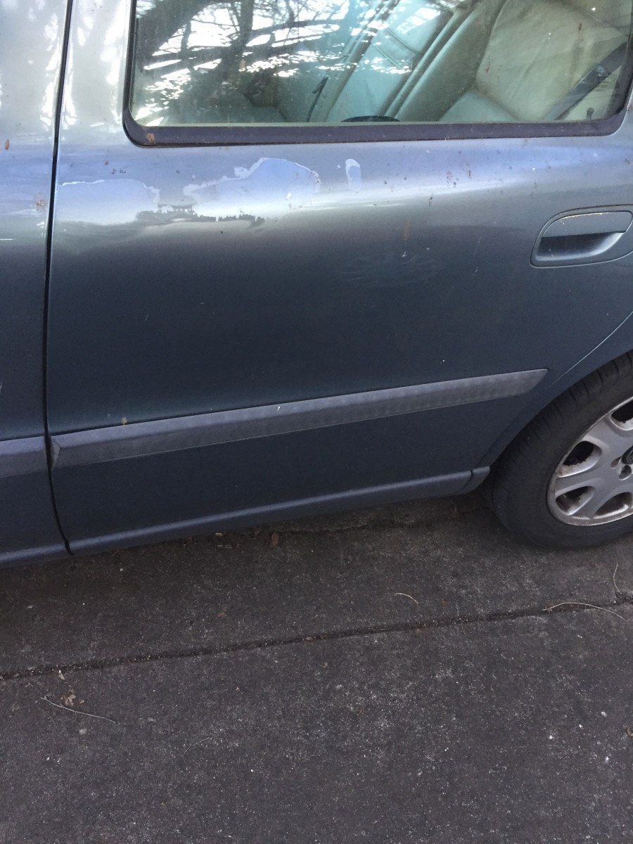 2001 V70 door w Clear Coat issue