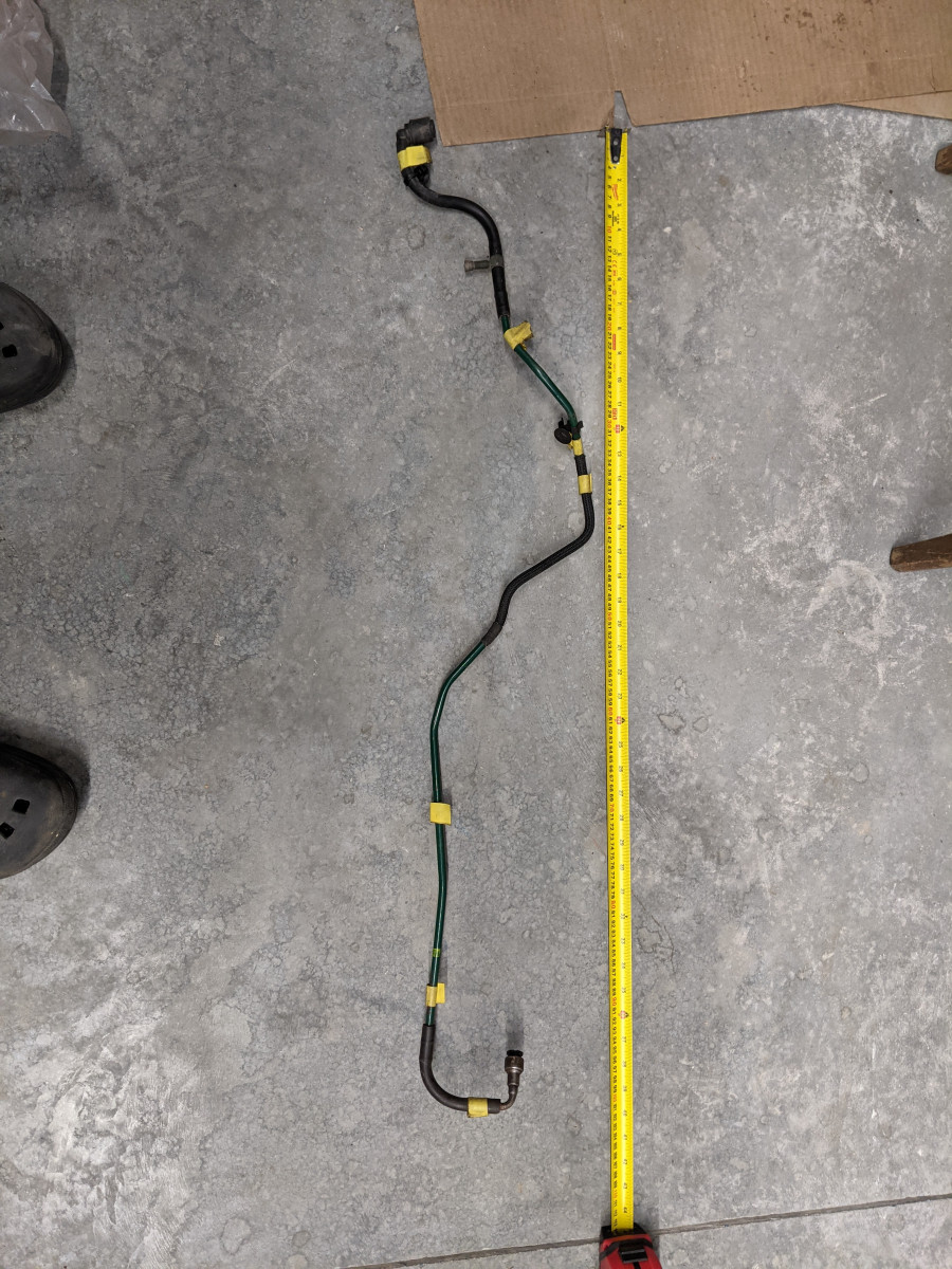 Fuel pipe from pump to fuel filter