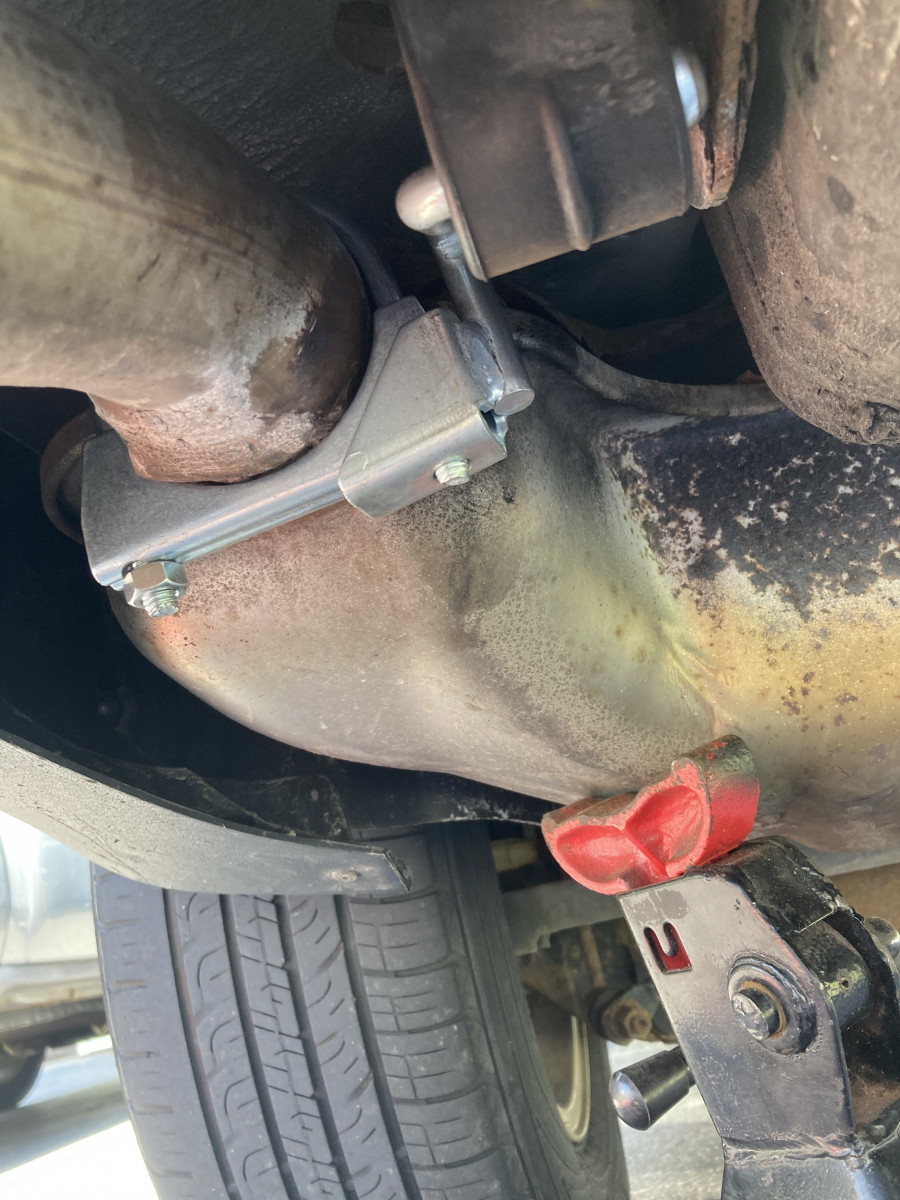 Install new bracket.