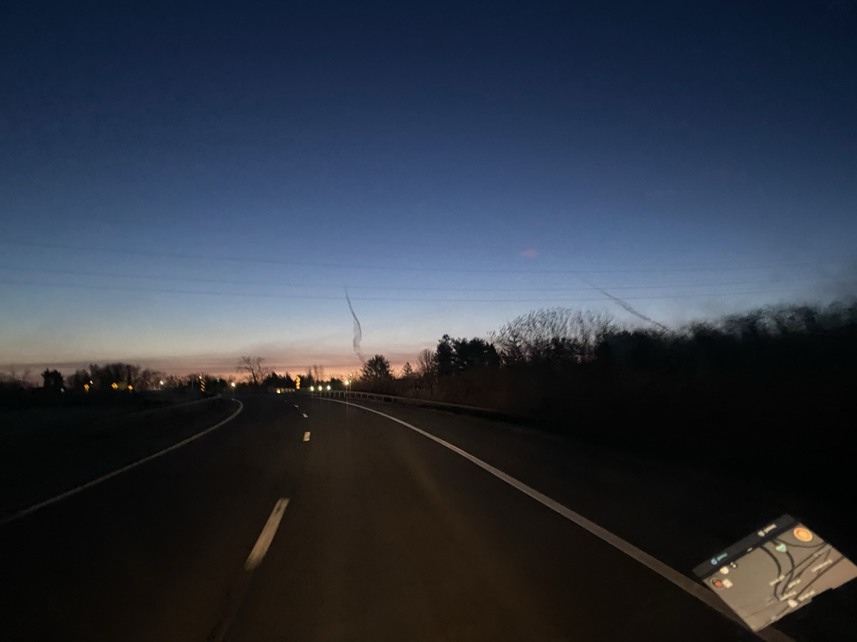 T4 heavy cleared for takeoff 0500, runway 32