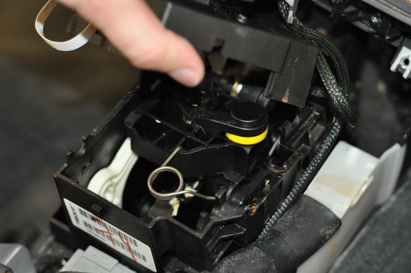 View of the broken piece