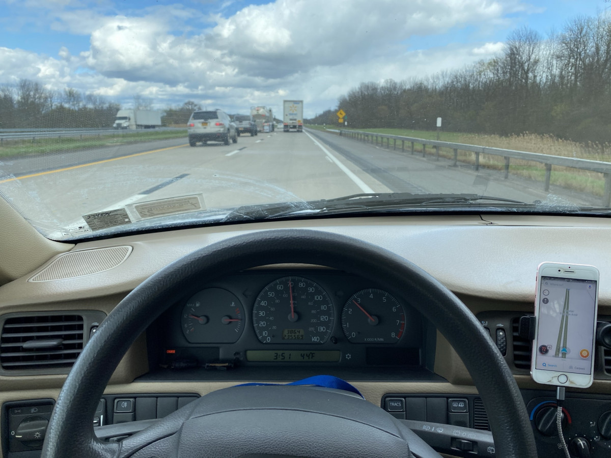 Welp.....following distance check? 75 mph?