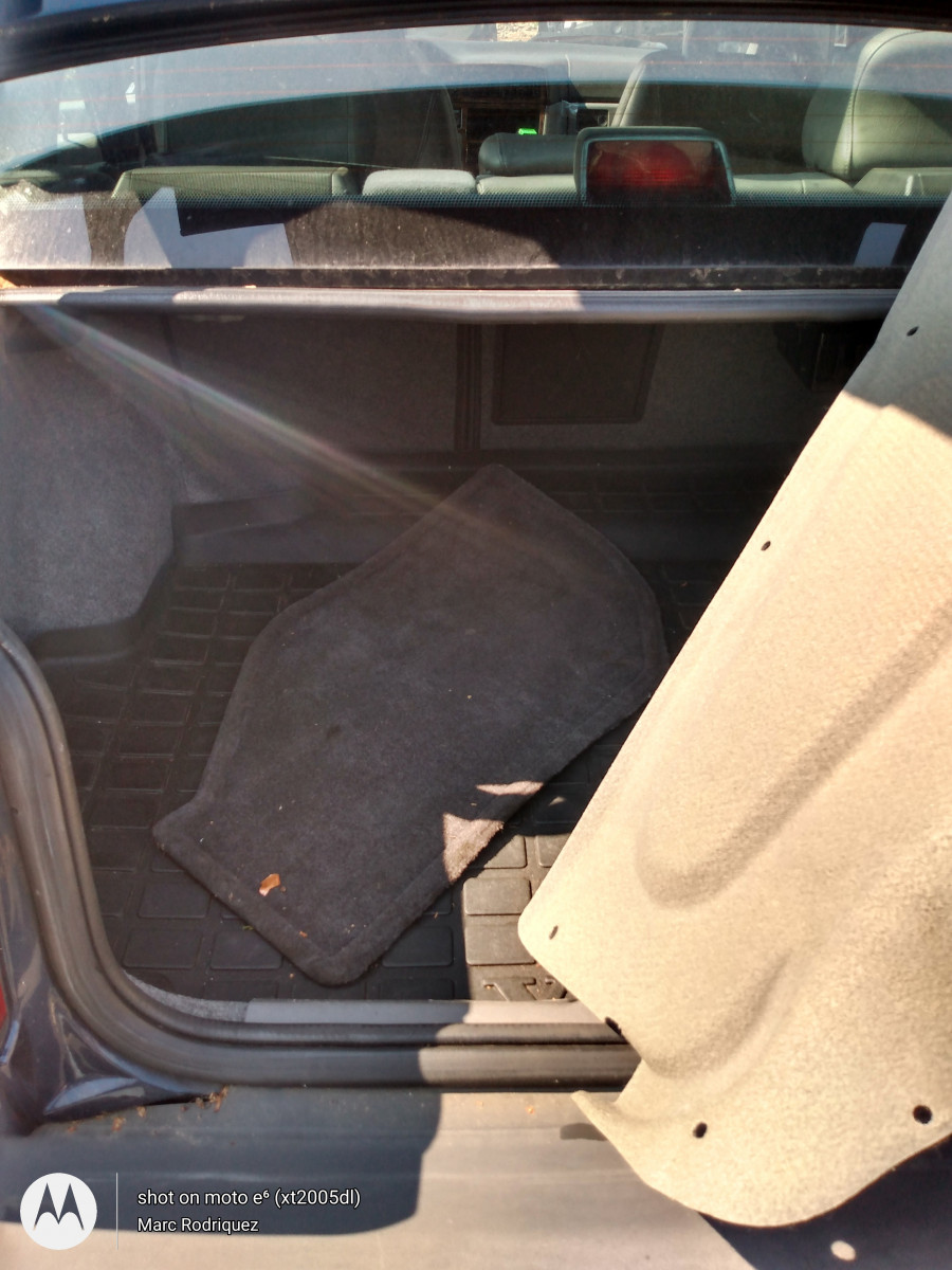 Trunk. The lid liner fell opening it