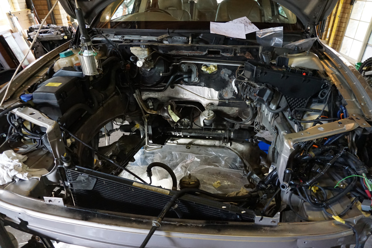 2001 XC70 engine removal