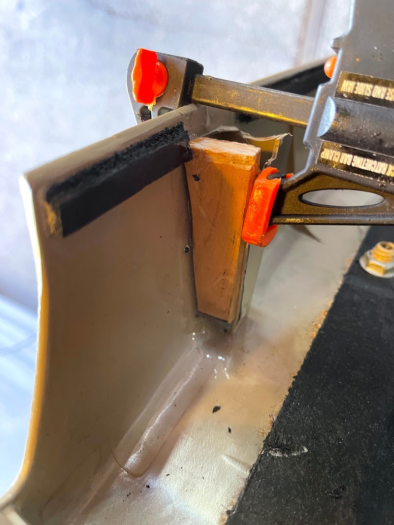 Epoxy will hold this permanently.