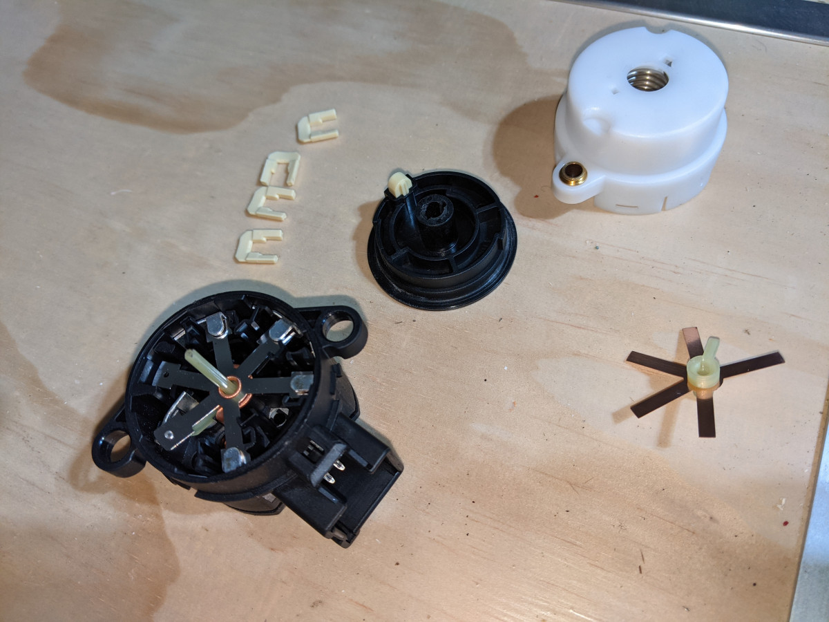 Ignition switch components