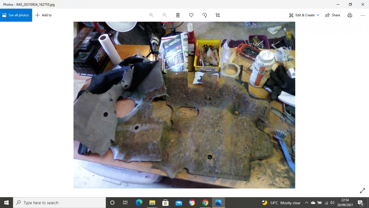 heat shield repair attempt