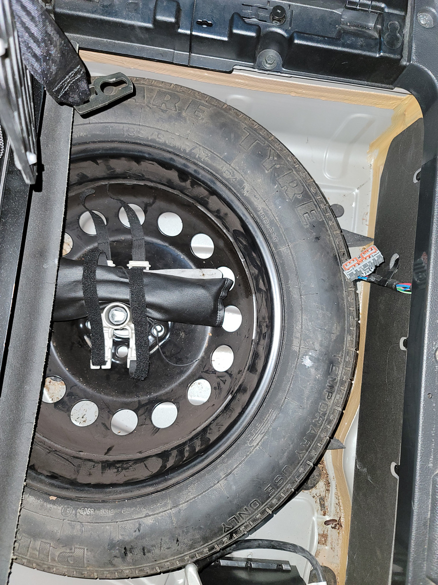 PEM not in wheel well.