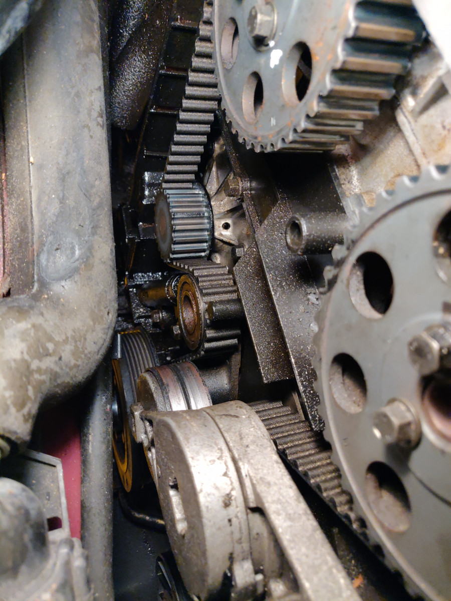 Is that the timing gear that you speak of ....right next to the water pump gear?