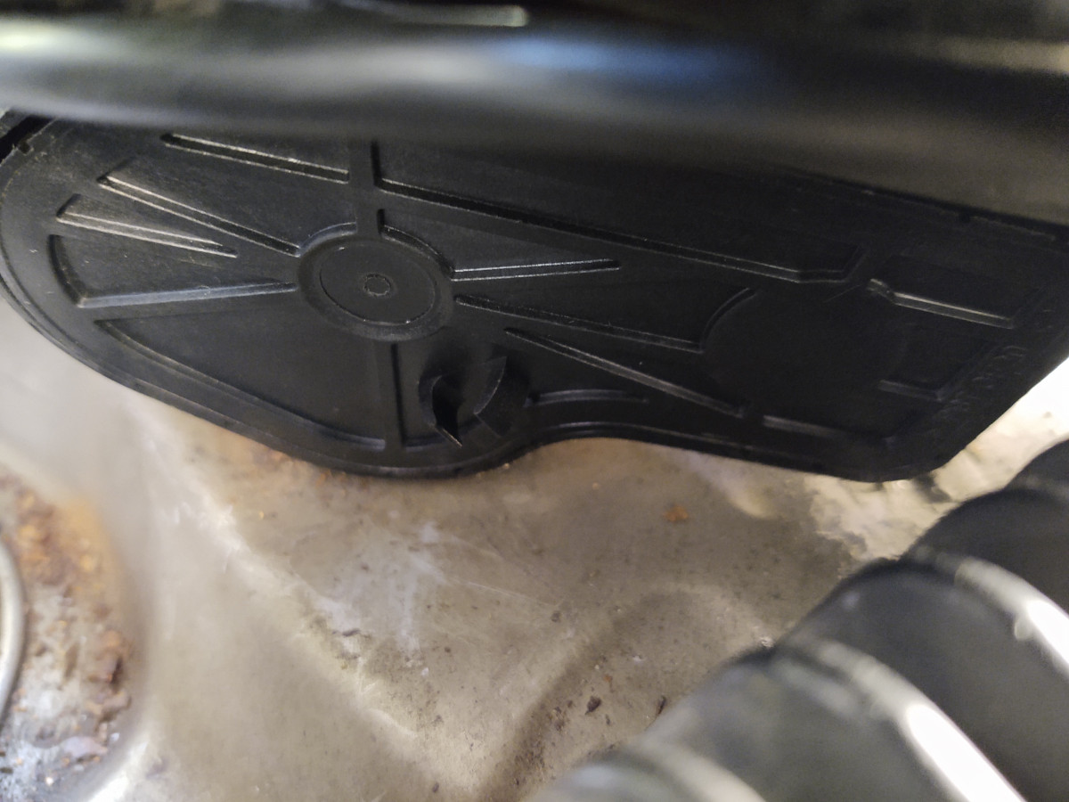 Back side of the new motor