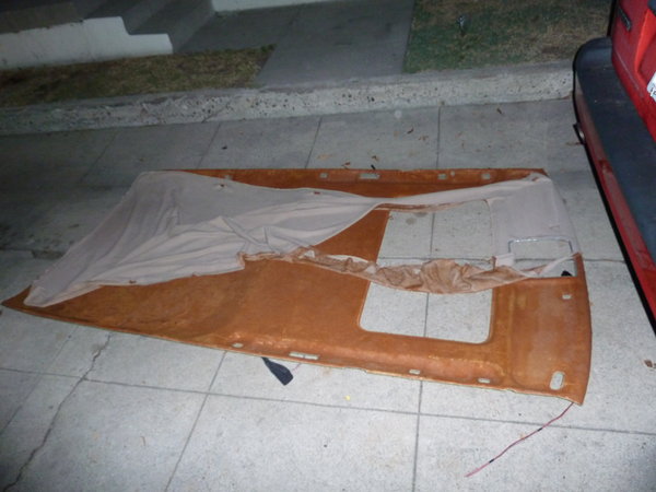 Raggy baggy nasty head liner.