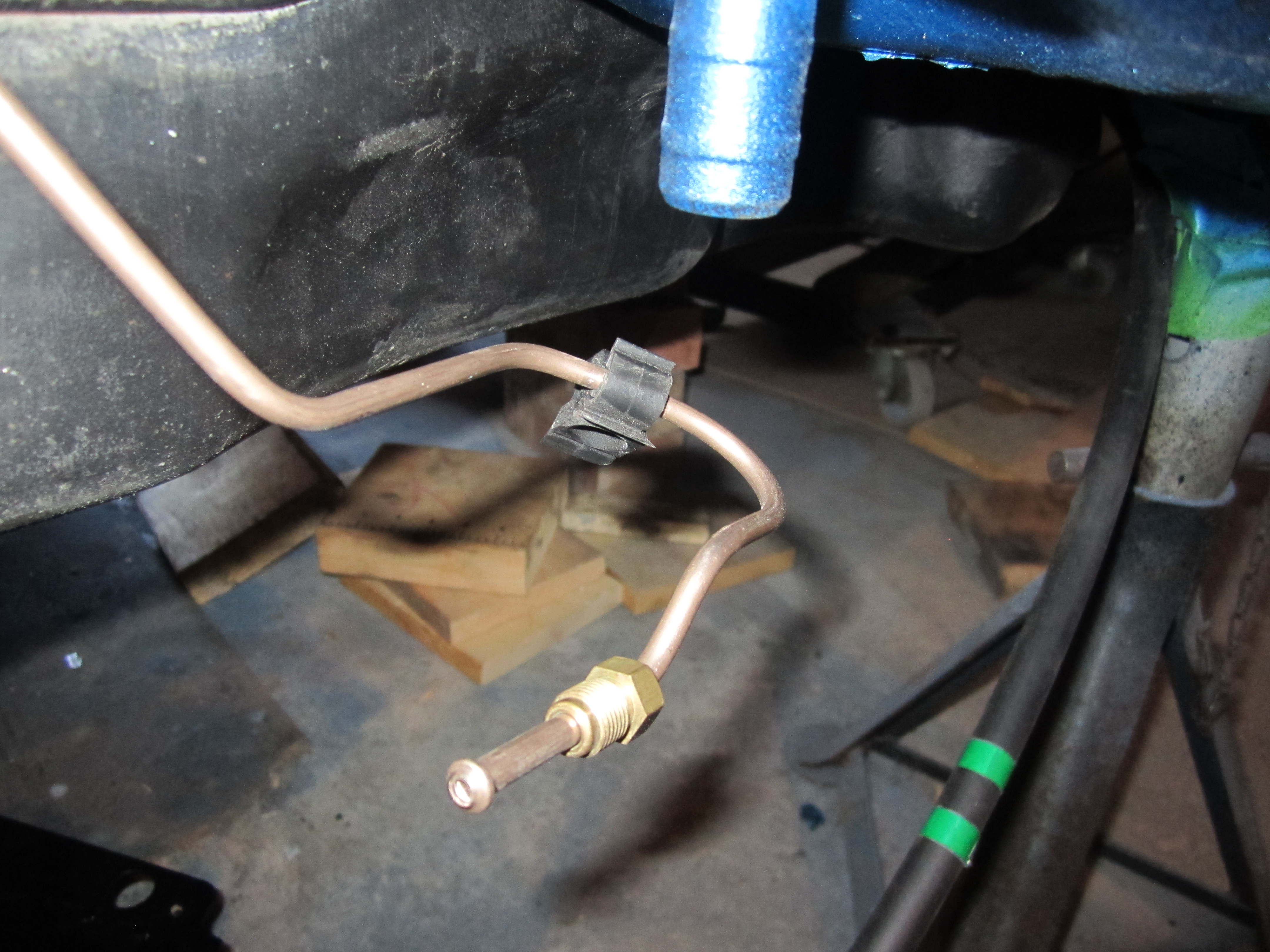 AWD RR brake hard line