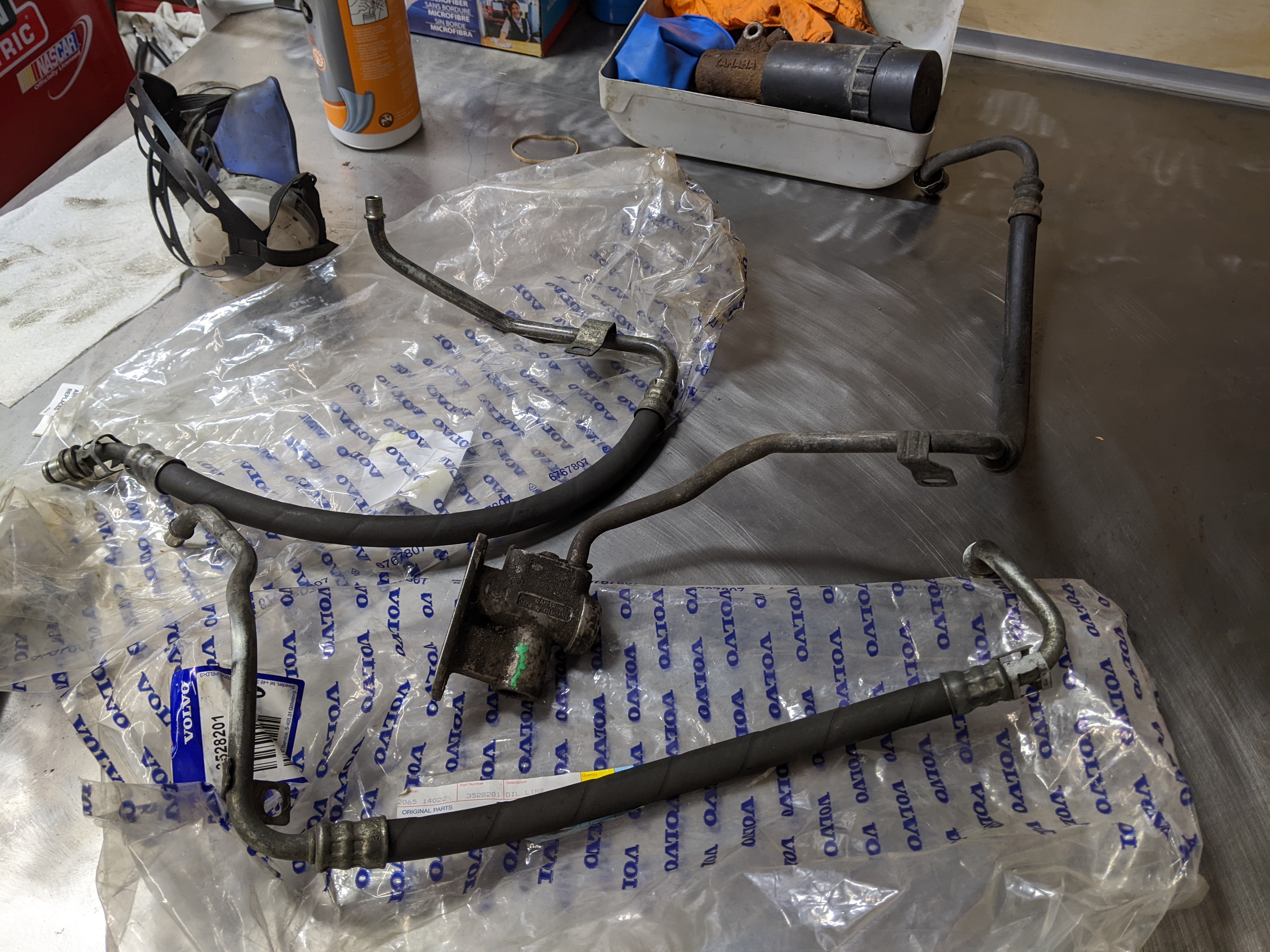 Engine cooler lines 98 P80 turbo (1)